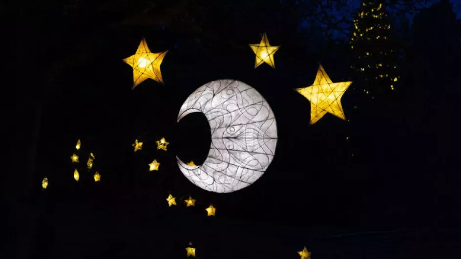 Moon and star lanterns