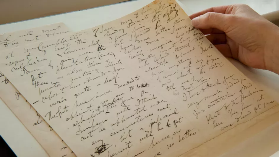 Letter from Kew's Archive, RBG Kew/Paul Little