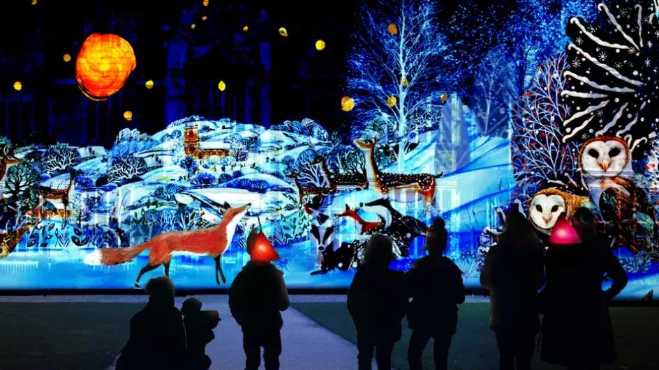 Projection by Colour Project and Lucy Gossmith (c) RBG Kew