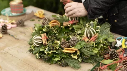 Wreath making 