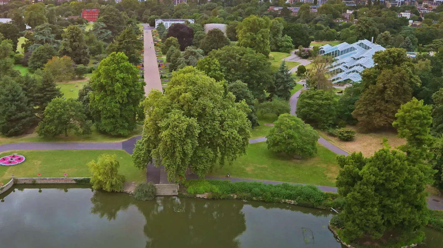 Aerial view of the Gardens © RBG Kew
